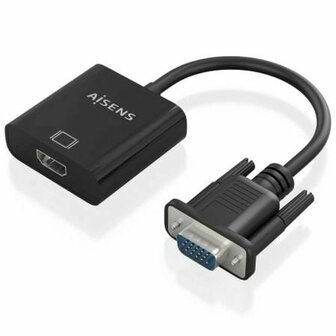 Adapter HDMI naar VGA Aisens A115-0873 20 cm Zwart 1