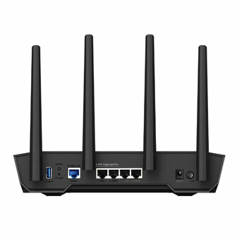 Router Asus TUF-AX4200 AiMesh Zwart USB RJ45 Ethernet LAN USB 3.2 Wi-Fi 4