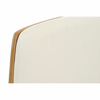 Stoel DKD Home Decor Bruin Cr&egrave;me Zilverkleurig 52 x 58,5 x 98 cm 2