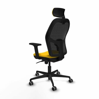 Bureaustoel met hoofdsteun Jorquera Piqueras y Crespo 2D036G2 Geel 4
