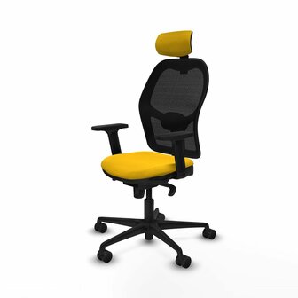 Bureaustoel met hoofdsteun Jorquera Piqueras y Crespo 2D036N2 Geel 2