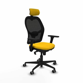 Bureaustoel met hoofdsteun Jorquera Piqueras y Crespo 3D036G2 Geel 1