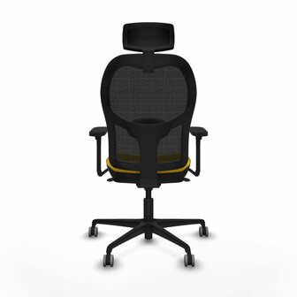 Bureaustoel met hoofdsteun Jorquera Piqueras y Crespo 3D036G2 Geel 5