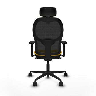 Bureaustoel met hoofdsteun Jorquera Piqueras y Crespo 3D036N2 Geel 5