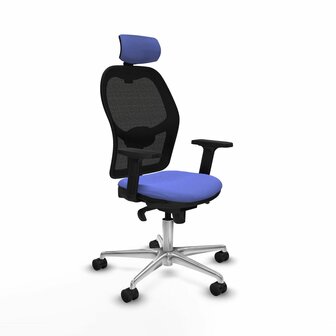 Bureaustoel met hoofdsteun Jorquera Piqueras y Crespo 2D086N2 Licht Blauw 1