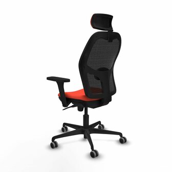 Bureaustoel met hoofdsteun Jorquera Piqueras y Crespo 3D036G2 Donker oranje 4