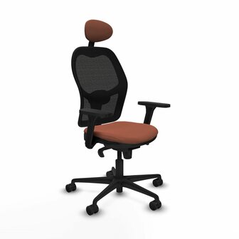 Bureaustoel met hoofdsteun Jorquera Piqueras y Crespo 3D036N1 Bruin Zwart 1