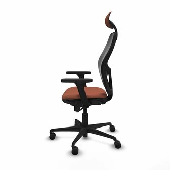 Bureaustoel met hoofdsteun Jorquera Piqueras y Crespo 3D036N1 Bruin Zwart 3