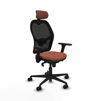 Bureaustoel met hoofdsteun Jorquera Piqueras y Crespo 3D036N2 Bruin Zwart 1
