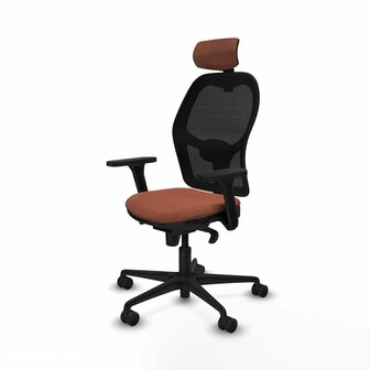 Bureaustoel met hoofdsteun Jorquera Piqueras y Crespo 3D036N2 Bruin Zwart 2