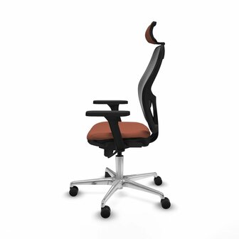Bureaustoel met hoofdsteun Jorquera Piqueras y Crespo 3D086N2 Bruin Zwart 3