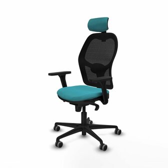 Bureaustoel met hoofdsteun Jorquera Piqueras y Crespo 3D036G2 Turkoois 2