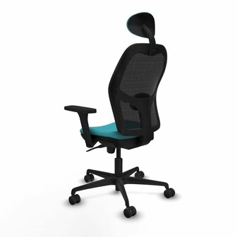 Bureaustoel met hoofdsteun Jorquera Piqueras y Crespo 3D036N1 Turkoois 4