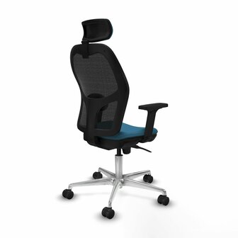 Bureaustoel met hoofdsteun Jorquera Piqueras y Crespo 2D086N2 Zwart Groene benzine 6