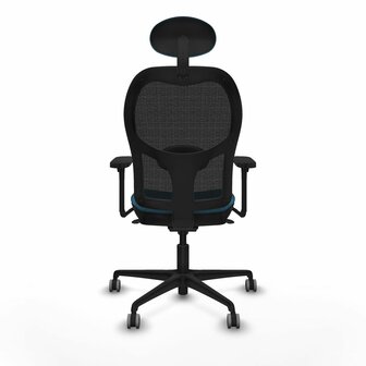 Bureaustoel met hoofdsteun Jorquera Piqueras y Crespo 3D036G1 Zwart Groene benzine 5