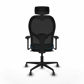 Bureaustoel met hoofdsteun Jorquera Piqueras y Crespo 3D036G2 Zwart Groene benzine 5