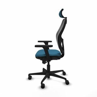 Bureaustoel met hoofdsteun Jorquera Piqueras y Crespo 3D036N2 Zwart Groene benzine 3