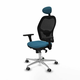 Bureaustoel met hoofdsteun Jorquera Piqueras y Crespo 3D086G1 Zwart Groene benzine 2