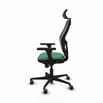 Bureaustoel met hoofdsteun Jorquera Piqueras y Crespo 3D036G2 Smaragdgroen 3