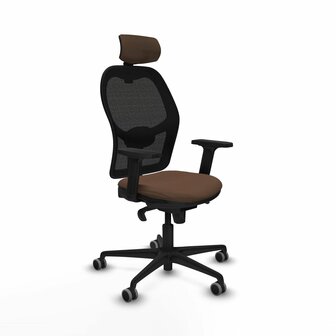 Bureaustoel met hoofdsteun Jorquera Piqueras y Crespo 2D036G2 Zwart Donkerbruin 1