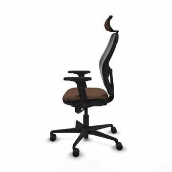 Bureaustoel met hoofdsteun Jorquera Piqueras y Crespo 2D036N2 Zwart Donkerbruin 3