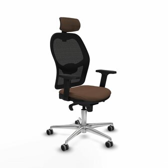 Bureaustoel met hoofdsteun Jorquera Piqueras y Crespo 2D086G2 Zwart Donkerbruin 1