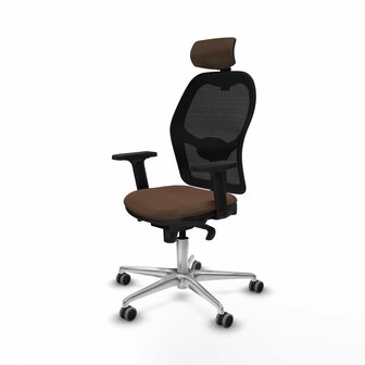 Bureaustoel met hoofdsteun Jorquera Piqueras y Crespo 2D086G2 Zwart Donkerbruin 2