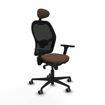 Bureaustoel met hoofdsteun Jorquera Piqueras y Crespo 3D036G1 Zwart Donkerbruin 1