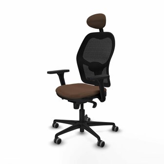 Bureaustoel met hoofdsteun Jorquera Piqueras y Crespo 3D036G1 Zwart Donkerbruin 2