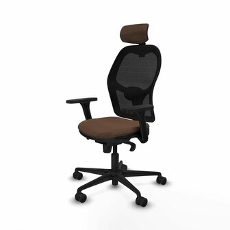 Bureaustoel met hoofdsteun Jorquera Piqueras y Crespo 3D036N2 Zwart Donkerbruin 2
