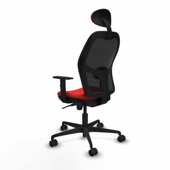 Bureaustoel Piqueras y Crespo 1D036N1 Rood 4
