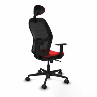 Bureaustoel Piqueras y Crespo 1D036N1 Rood 6