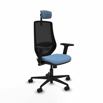 Bureaustoel met hoofdsteun Mardos Piqueras y Crespo D036N2W Hemelsblauw 1