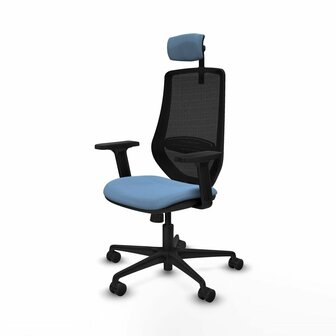 Bureaustoel met hoofdsteun Mardos Piqueras y Crespo D036N2W Hemelsblauw 2