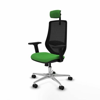 Bureaustoel met hoofdsteun Mardos Piqueras y Crespo D086N2W Groen 2