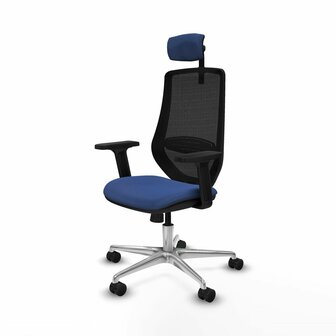 Bureaustoel met hoofdsteun Mardos Piqueras y Crespo D086N2W Marineblauw 2