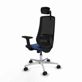 Bureaustoel met hoofdsteun Mardos Piqueras y Crespo D086N2W Marineblauw 4
