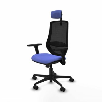 Bureaustoel met hoofdsteun Mardos Piqueras y Crespo D036N2W Licht Blauw 2