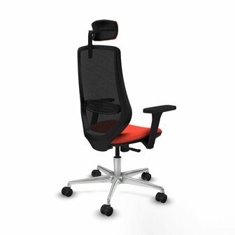 Bureaustoel met hoofdsteun Mardos Piqueras y Crespo D086N2W Donker oranje 6
