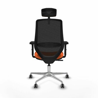 Bureaustoel met hoofdsteun Mardos Piqueras y Crespo D086G2W Oranje 5