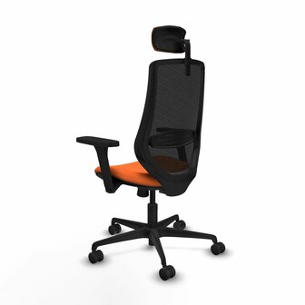 Bureaustoel met hoofdsteun Mardos Piqueras y Crespo D036N2W Oranje 4