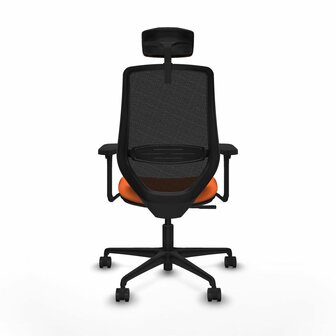Bureaustoel met hoofdsteun Mardos Piqueras y Crespo D036N2W Oranje 5