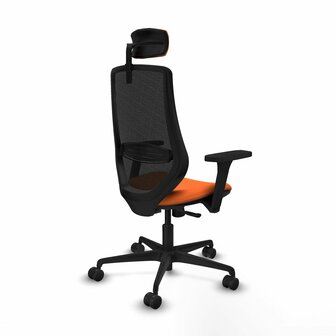 Bureaustoel met hoofdsteun Mardos Piqueras y Crespo D036N2W Oranje 6