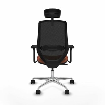 Bureaustoel met hoofdsteun Mardos Piqueras y Crespo D086N2W Bruin Zwart 5