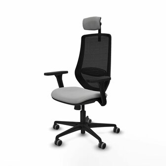 Bureaustoel met hoofdsteun Mardos Piqueras y Crespo D036G2W Lichtgrijs 2