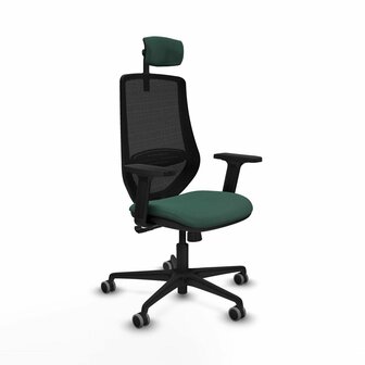 Bureaustoel met hoofdsteun Mardos Piqueras y Crespo D036G2W Groen 1
