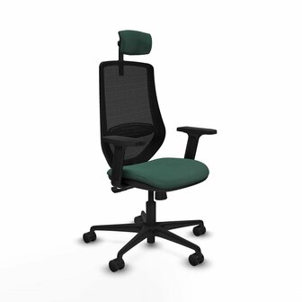 Bureaustoel met hoofdsteun Mardos Piqueras y Crespo D036N2W Groen 1