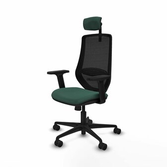 Bureaustoel met hoofdsteun Mardos Piqueras y Crespo D036N2W Groen 2