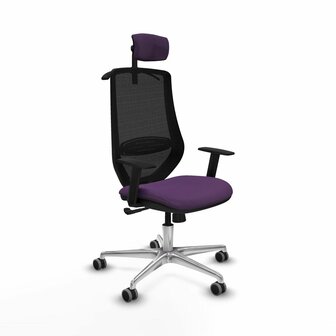 Bureaustoel met hoofdsteun Mardos Piqueras y Crespo D086G2H Paars 1