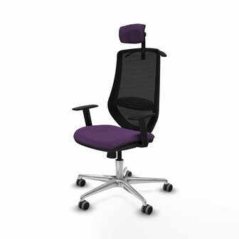 Bureaustoel met hoofdsteun Mardos Piqueras y Crespo D086G2H Paars 2